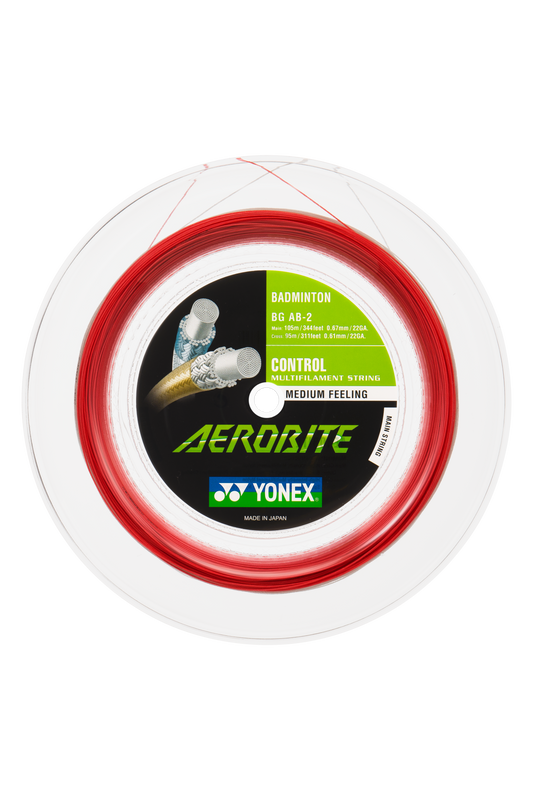 YONEX Badminton String AEROBITE 200M Reel - Max Sports