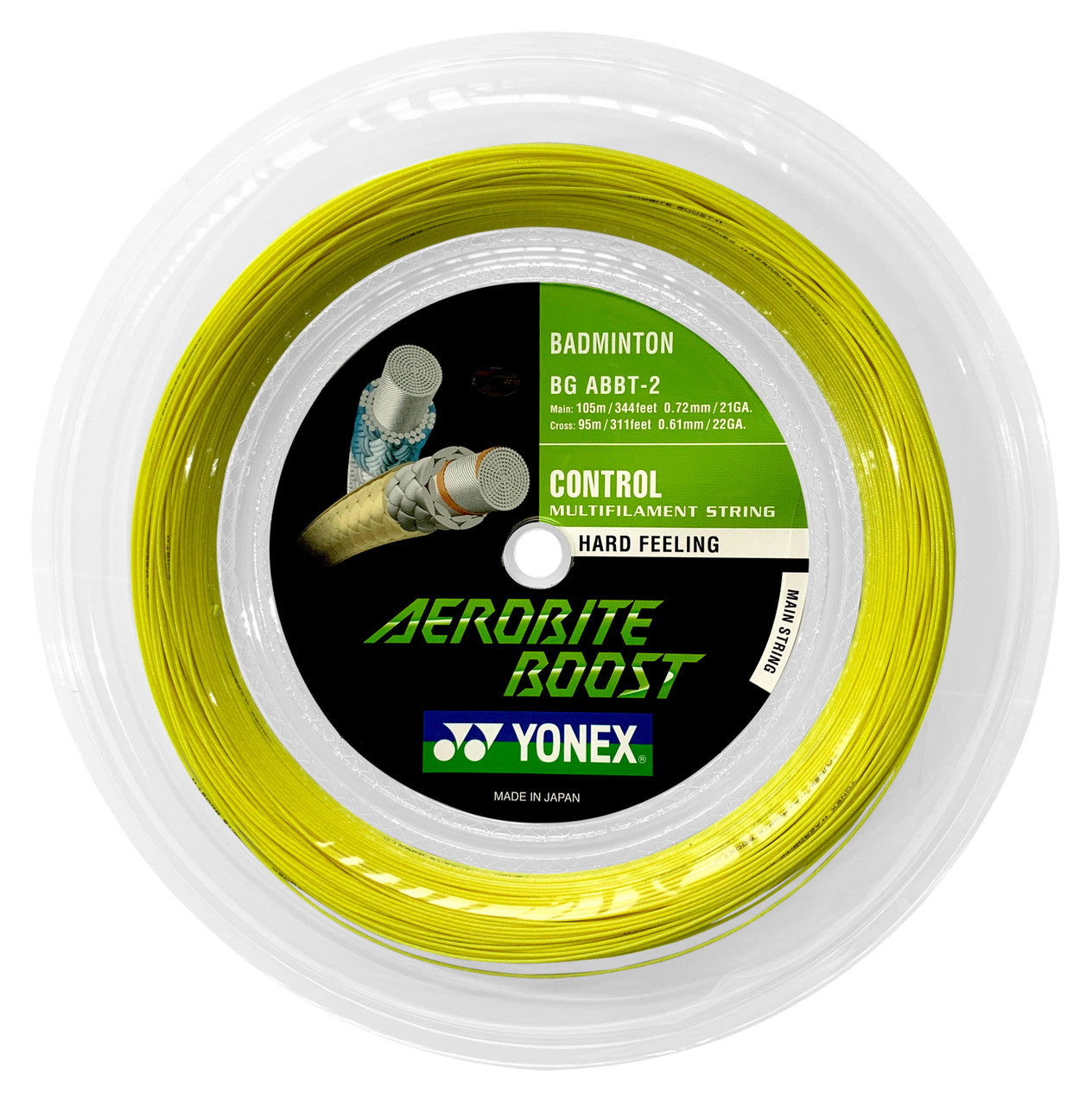 YONEX Badminton String AEROBITE BOOST 200M Reel - Max Sports